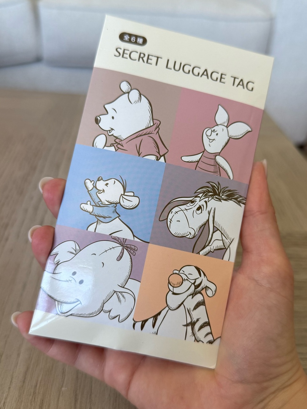 Pooh & Friends Secret Luggage Tag blind box Japan Disney Store "Pooh Travel" NEW